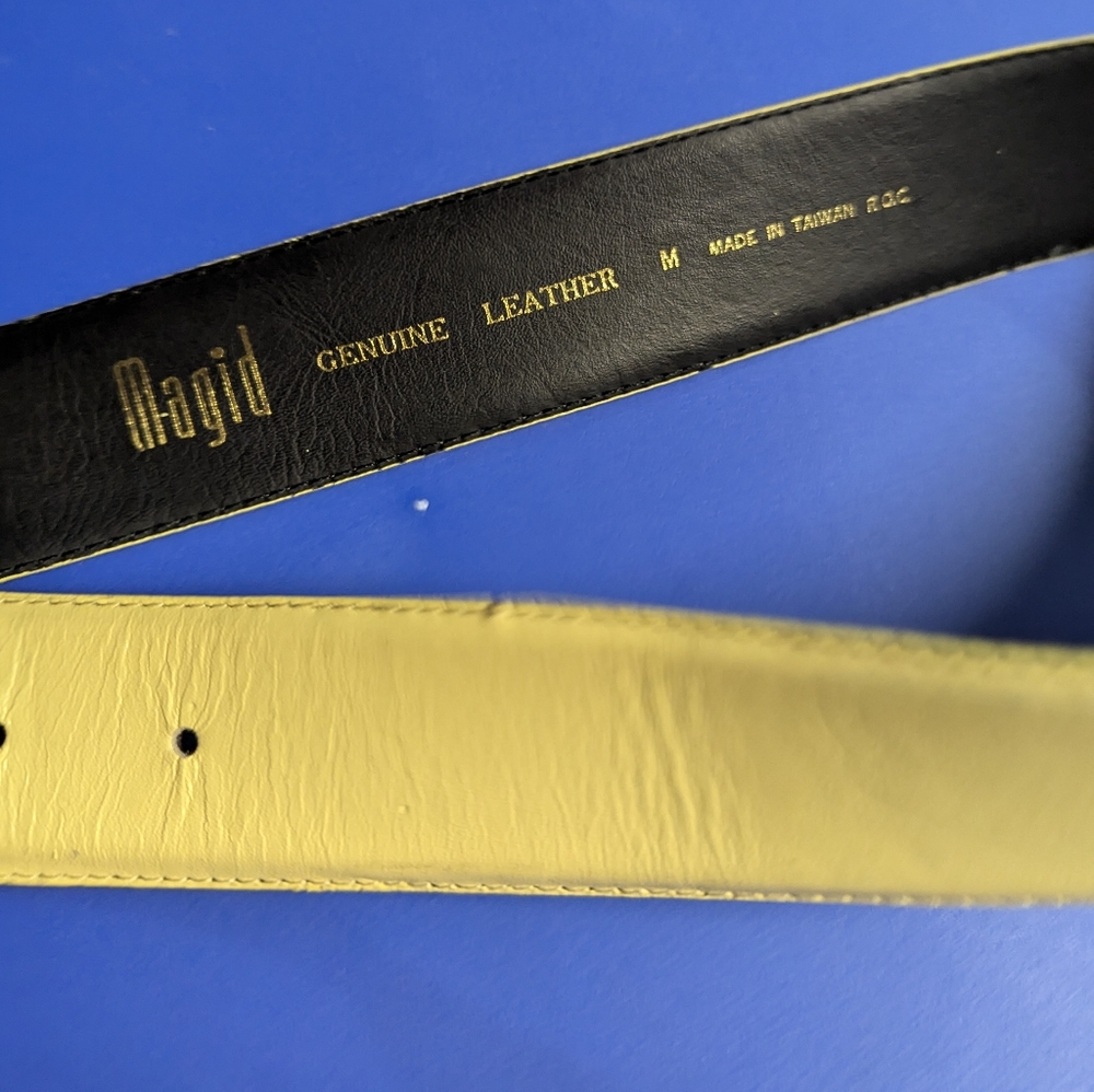 Genuine leather belt